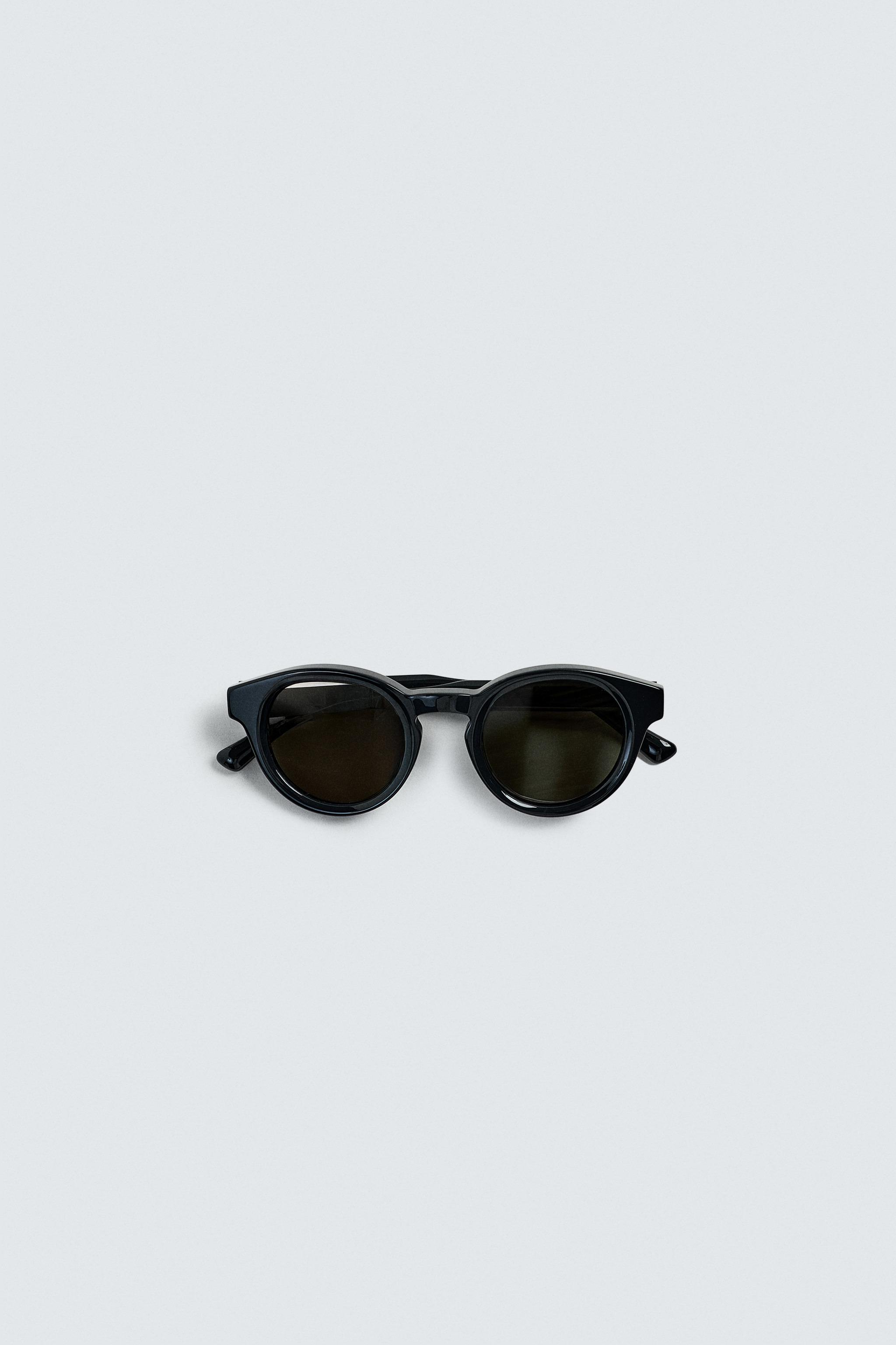 ZARA ROUND TRANSPARENT SUNGLASSES BRAND NEW WITH TAGS Valerie Round Sunglasses - Transparent Gold – Otra Eyewear main image 4