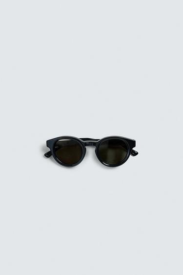 ROUND SUNGLASSES - Dark grey by Zara