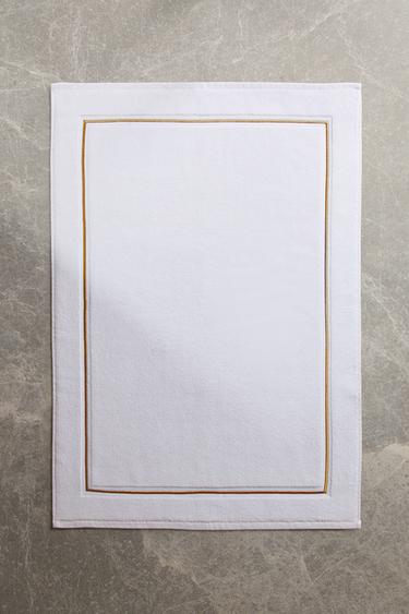 BATH MAT WITH TRIM - Beige by Zara - Image 5