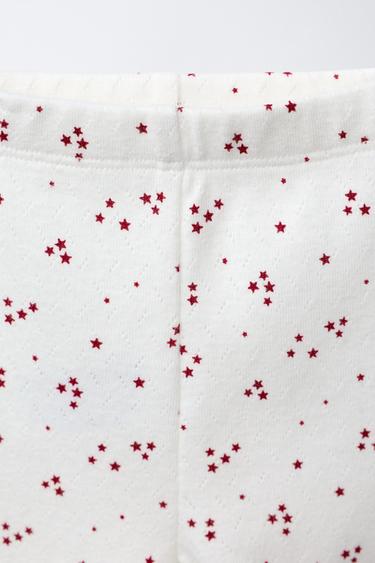 STAR BODYSUIT AND LEGGINGS SET - Ecru by Zara - Image 4