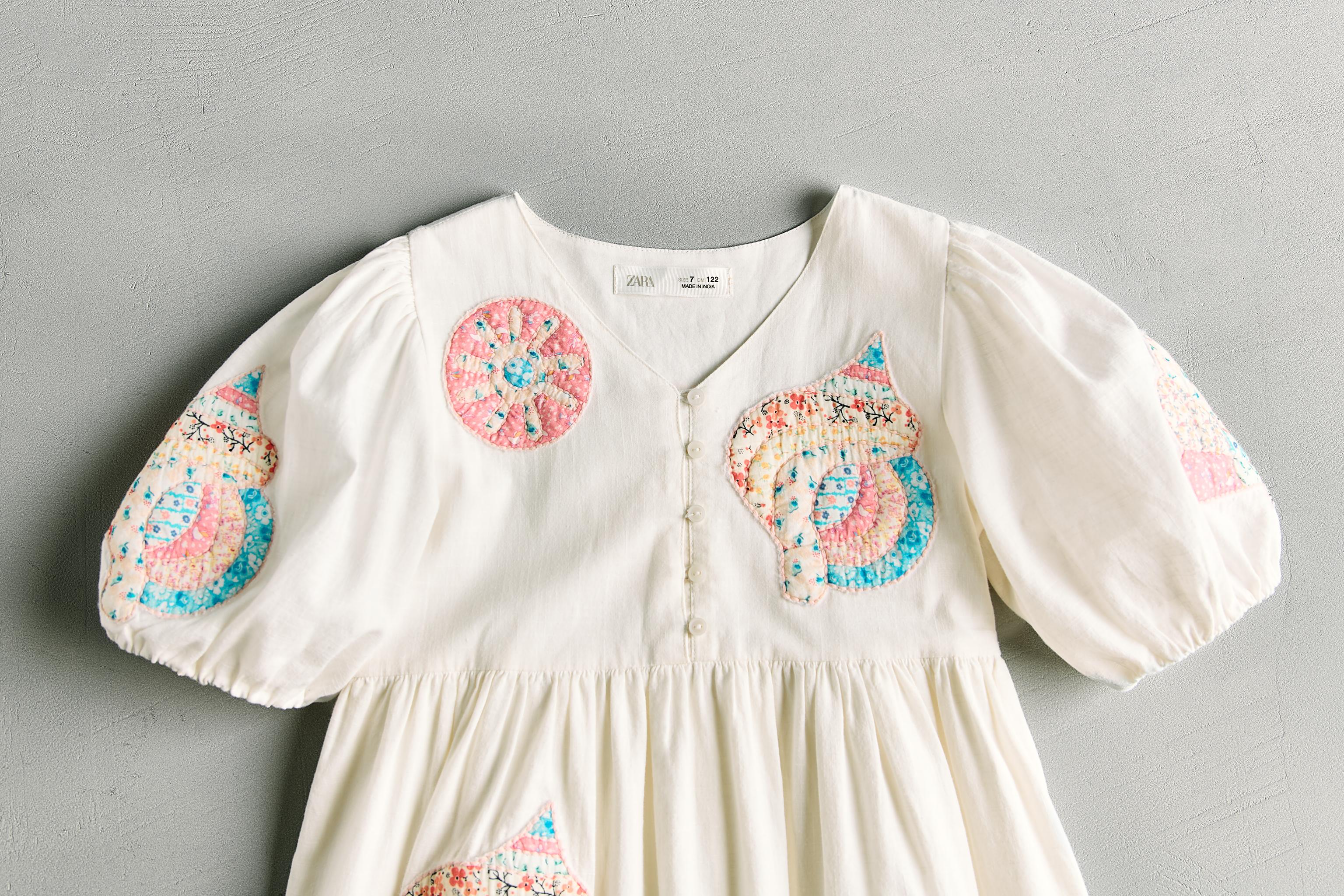 PATCHWORK PATCH DRESS - SEA NY - Ecru | ZARA United States