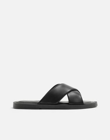 CRISS-CROSS SANDALS - Black by Zara