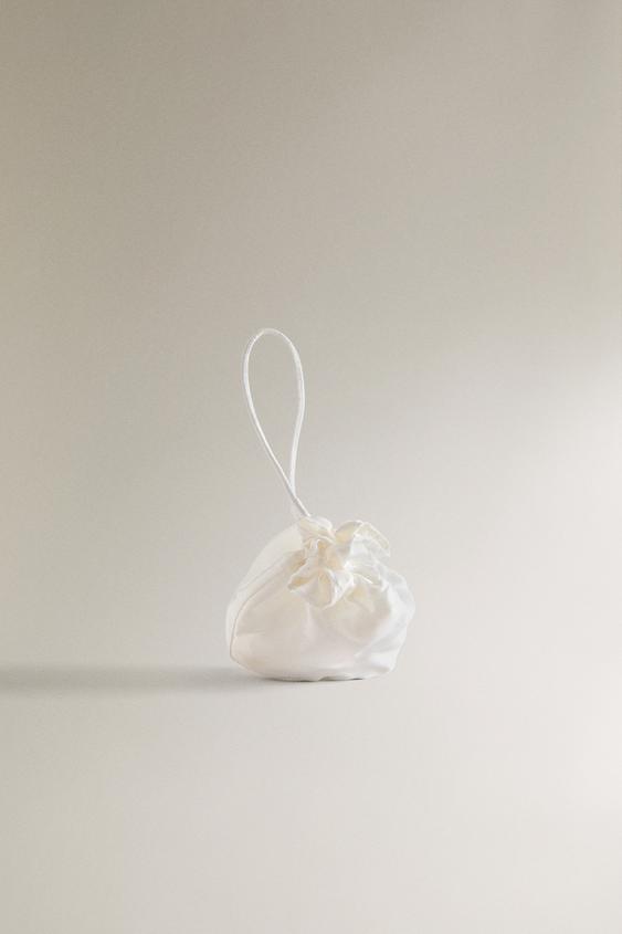 SAC BOURSE SOIE - Blanc de Zara - Image 1