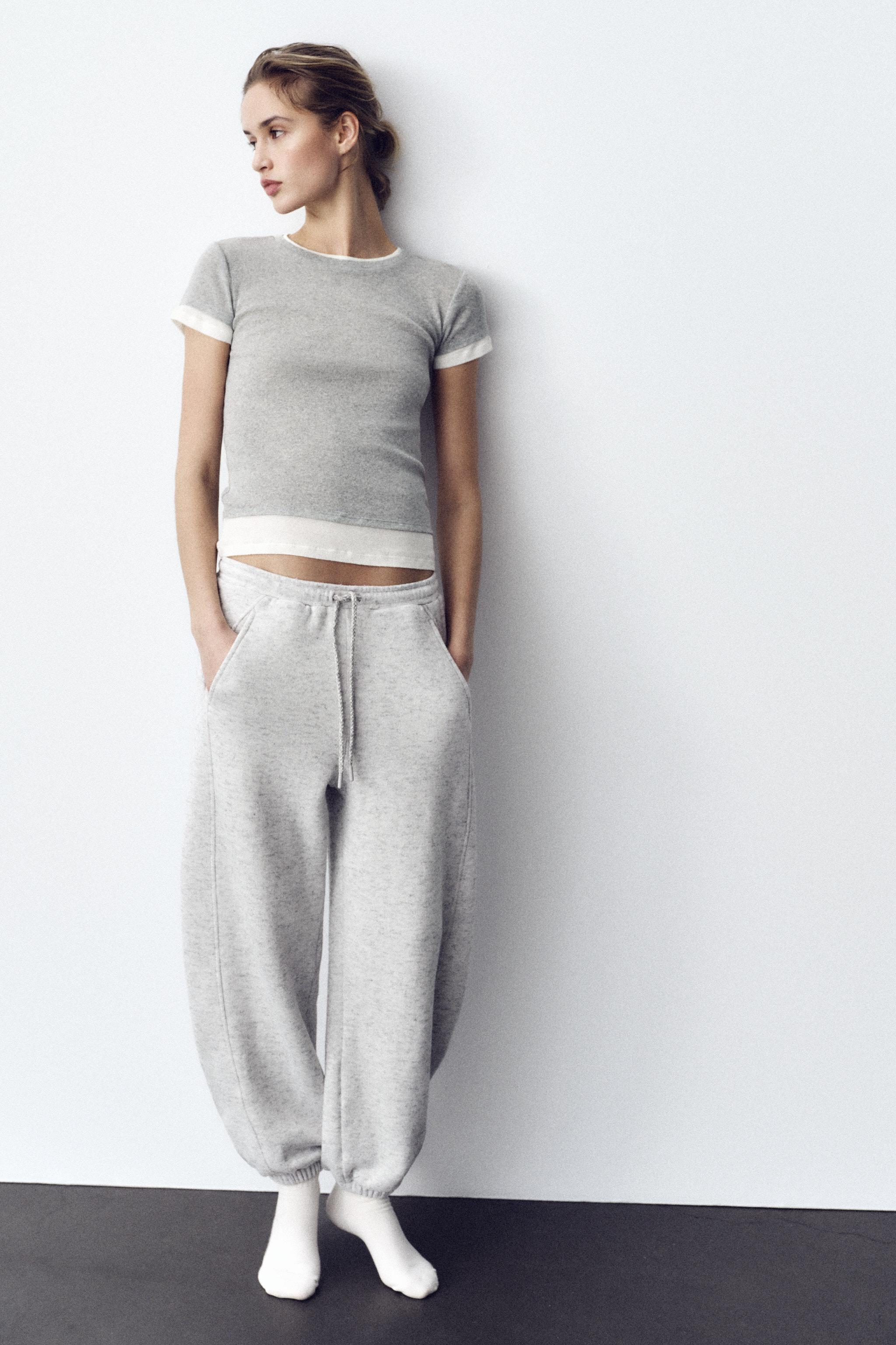 DOUBLE LAYER T-SHIRT - Grey marl | ZARA Spain