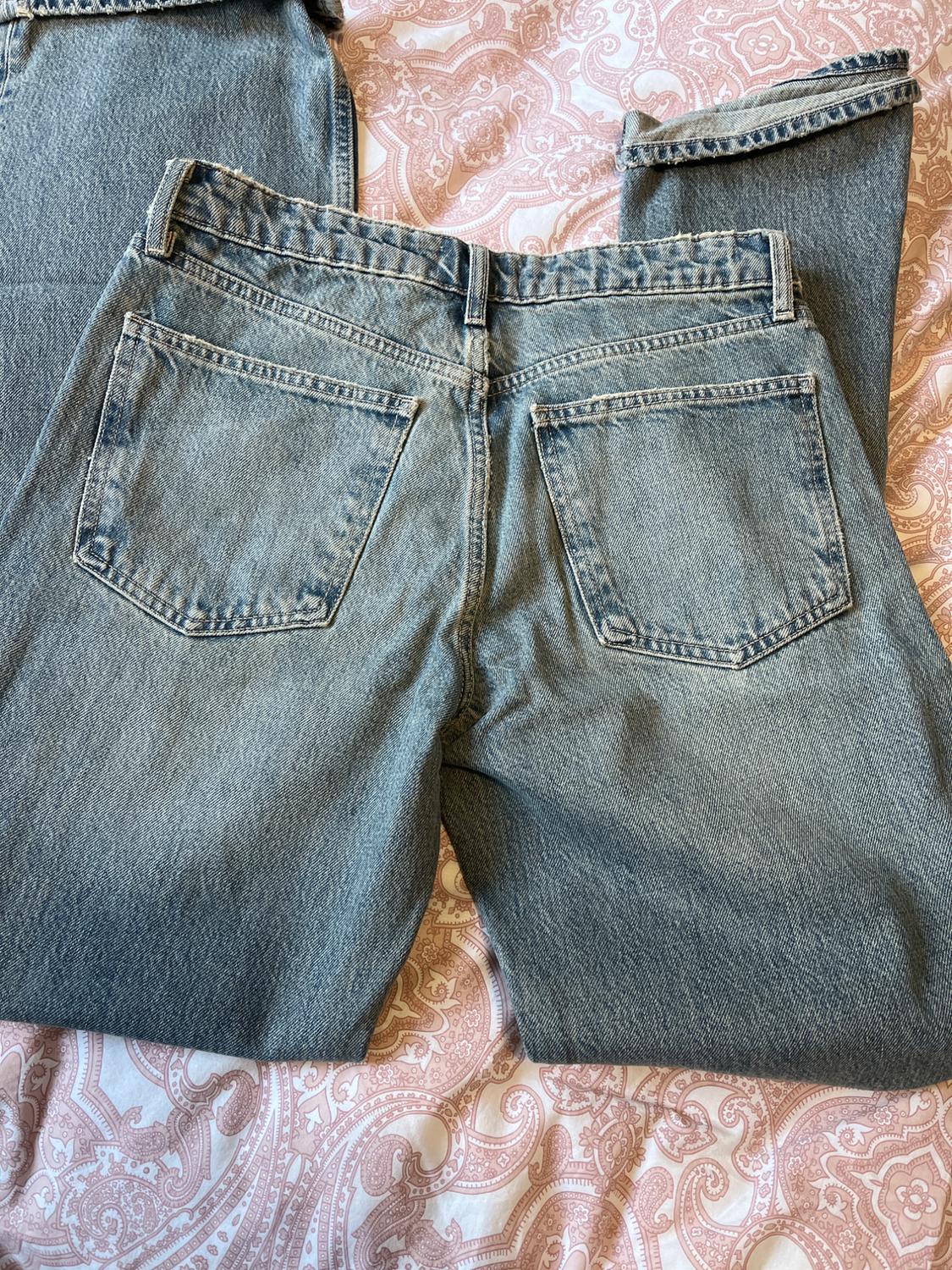 TRF WIDE-LEG MID-RISE FULL LENGTH JEANS - Image 3