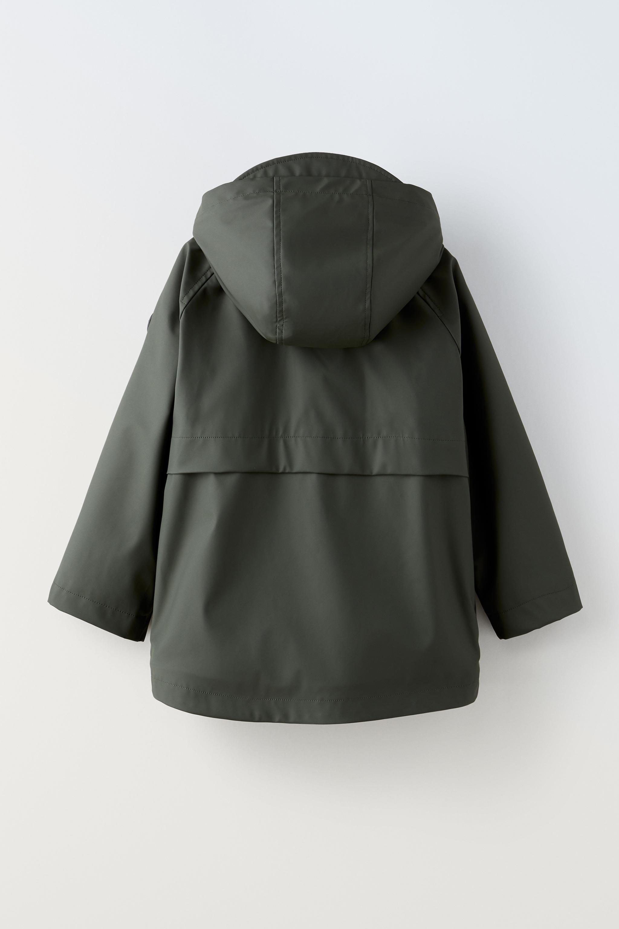 Water repellent sales parka zara