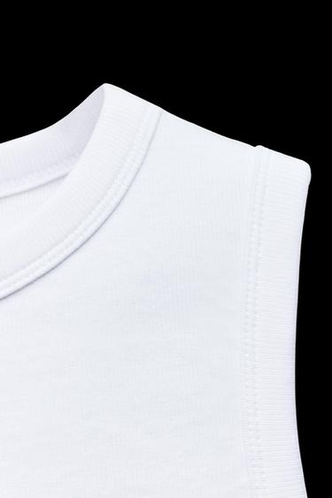 Zara RIB TOP - White