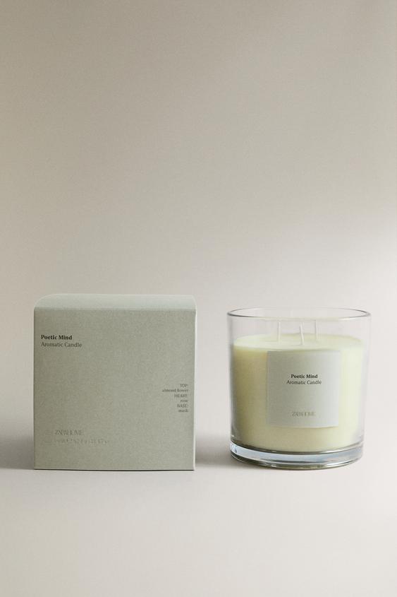 (620 G) VELA AROMÁTICA POETIC MIND - Rosa-polvilhado da Zara - Imagem 0