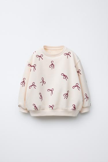 SUDADERA ESTAMPADO - Crudo de Zara