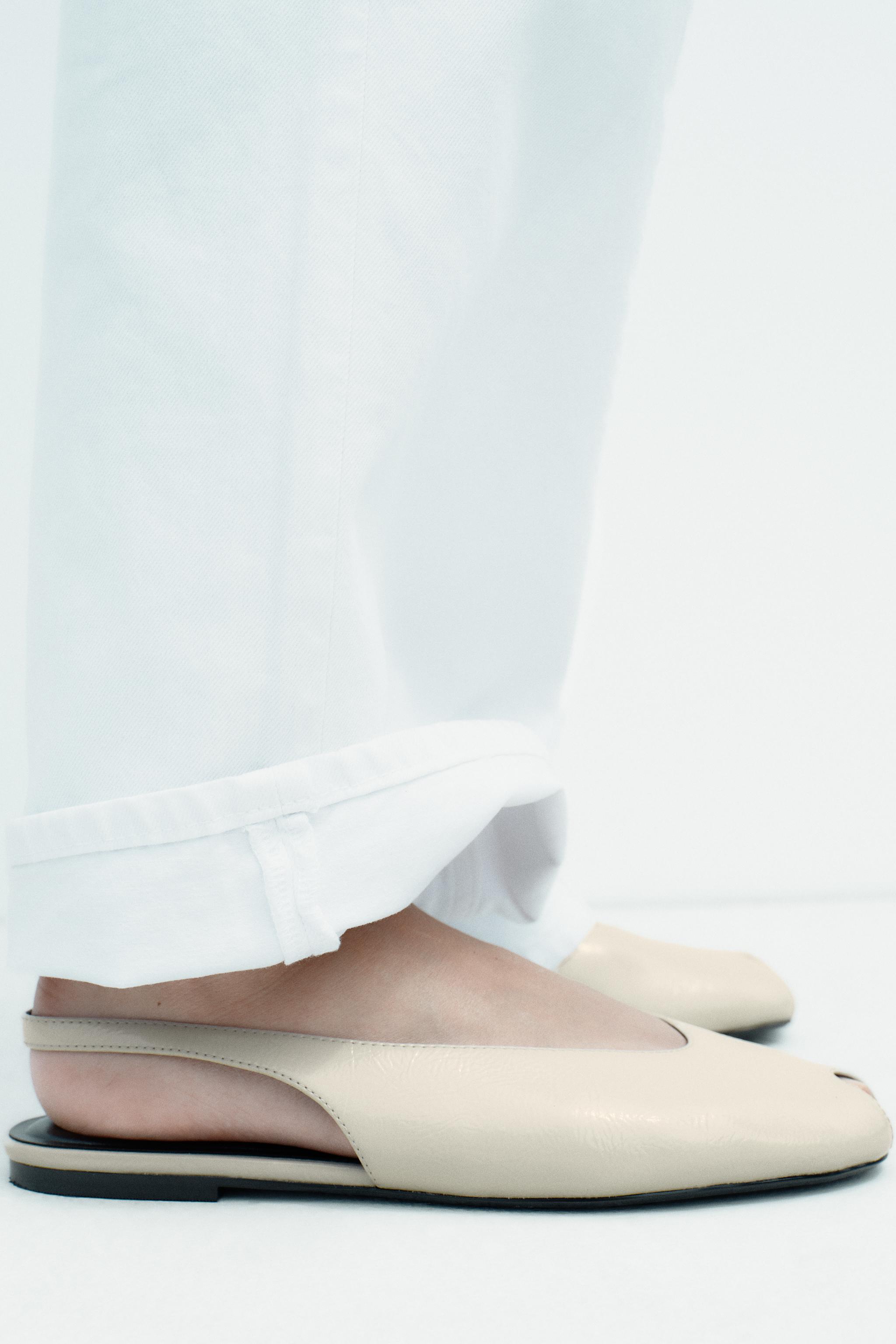 OPEN TOE SLINGBACK SHOES