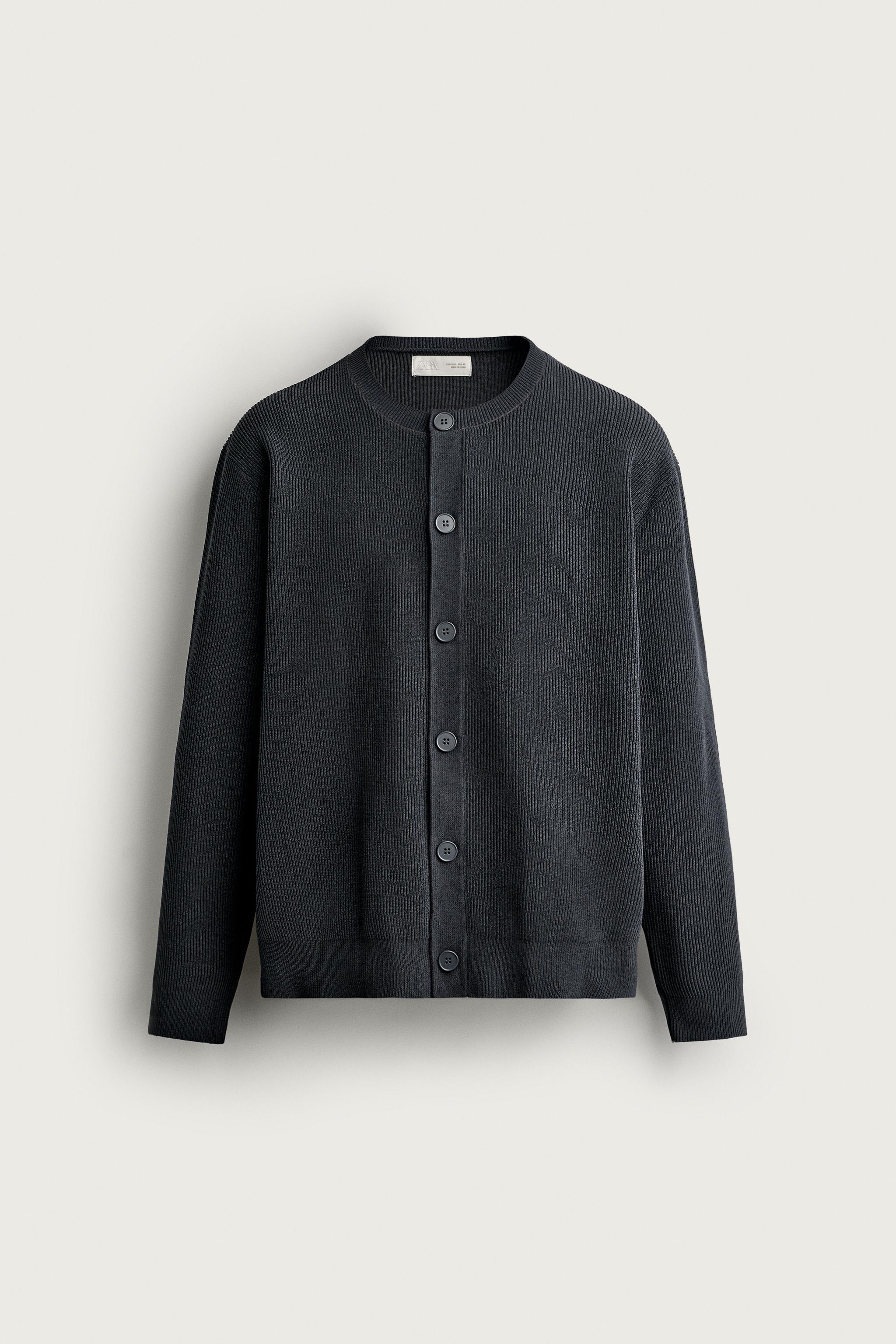 レギュラーフィット シェニールカーディガン - ブラウン | ZARA Japan