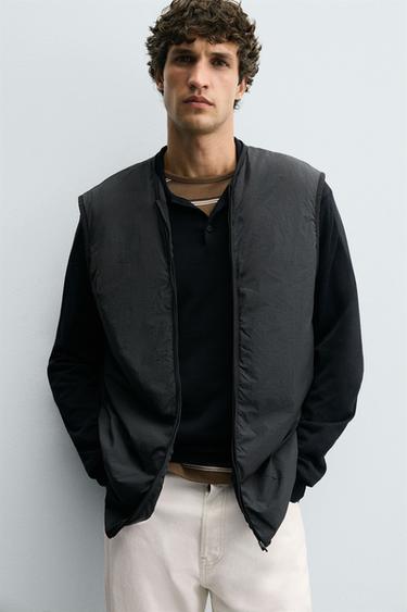 WATER-REPELLENT DETACHABLE TECHNICAL PARKA - Navy blue by Zara - Image 8