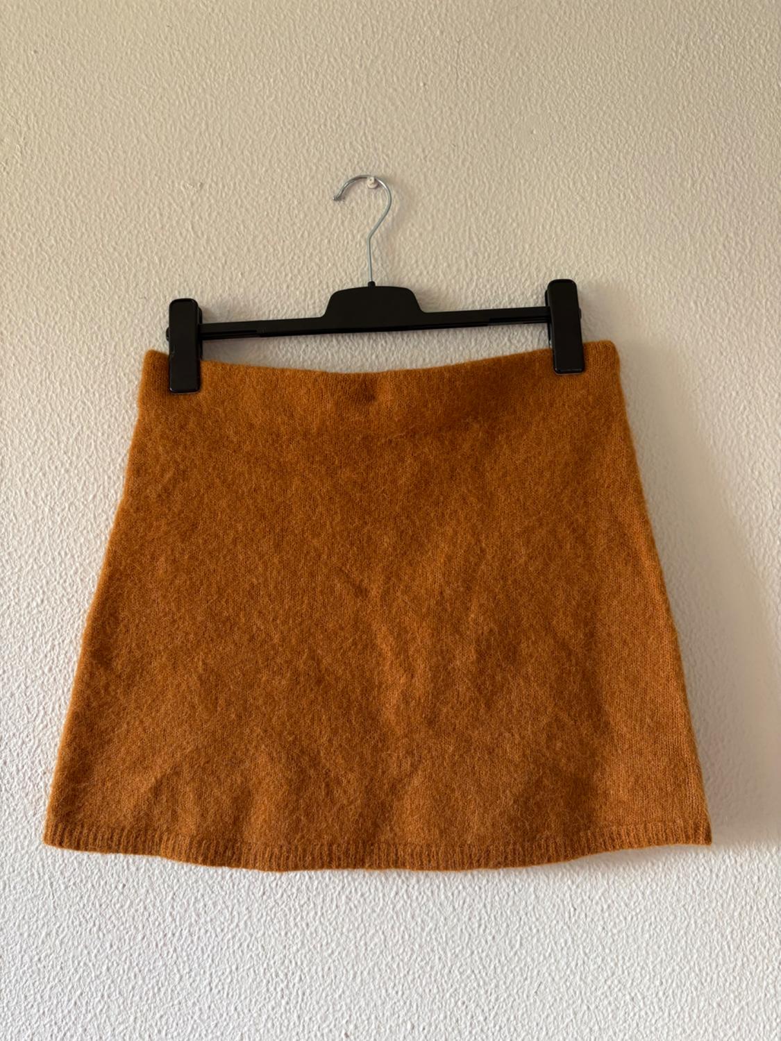 ALPACA AND WOOL MINI SKIRT - Image 2