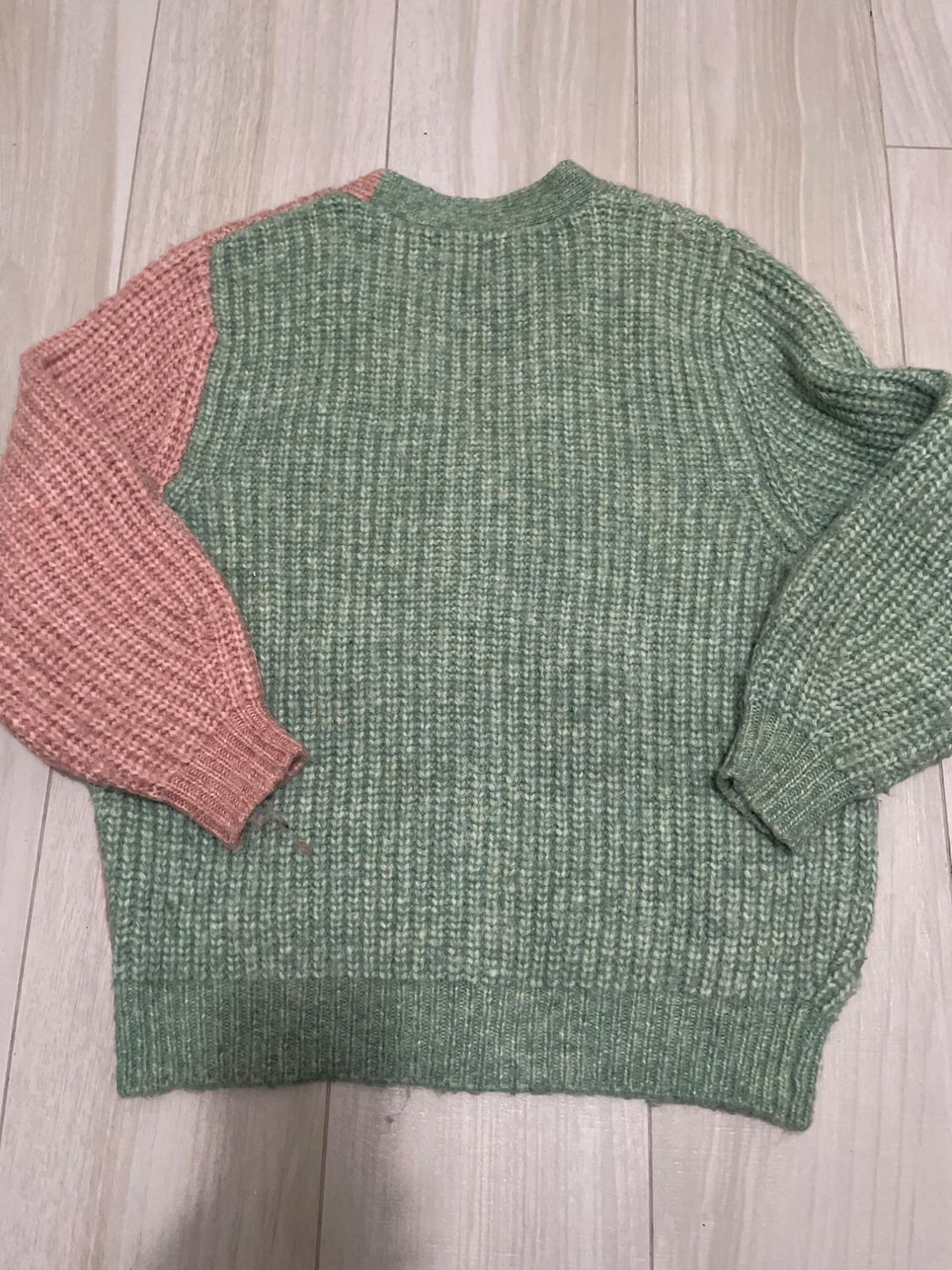 CONTRASTING KNIT CARDIGAN - Image 6