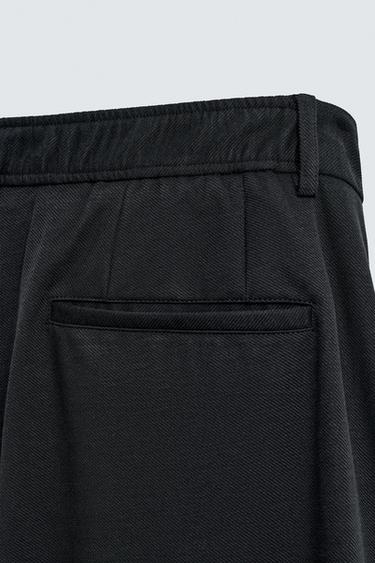 LOOSE-FITTING RELAXED FIT TROUSERS - Dark navy by Zara - Image 9