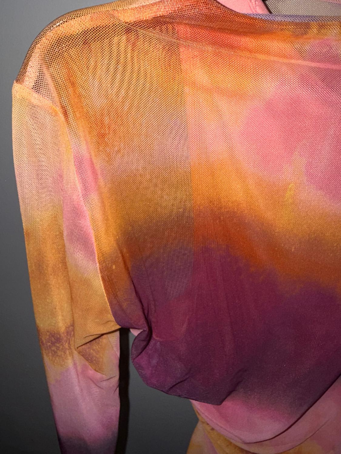 RUCHED TULLE TOP - Image 3