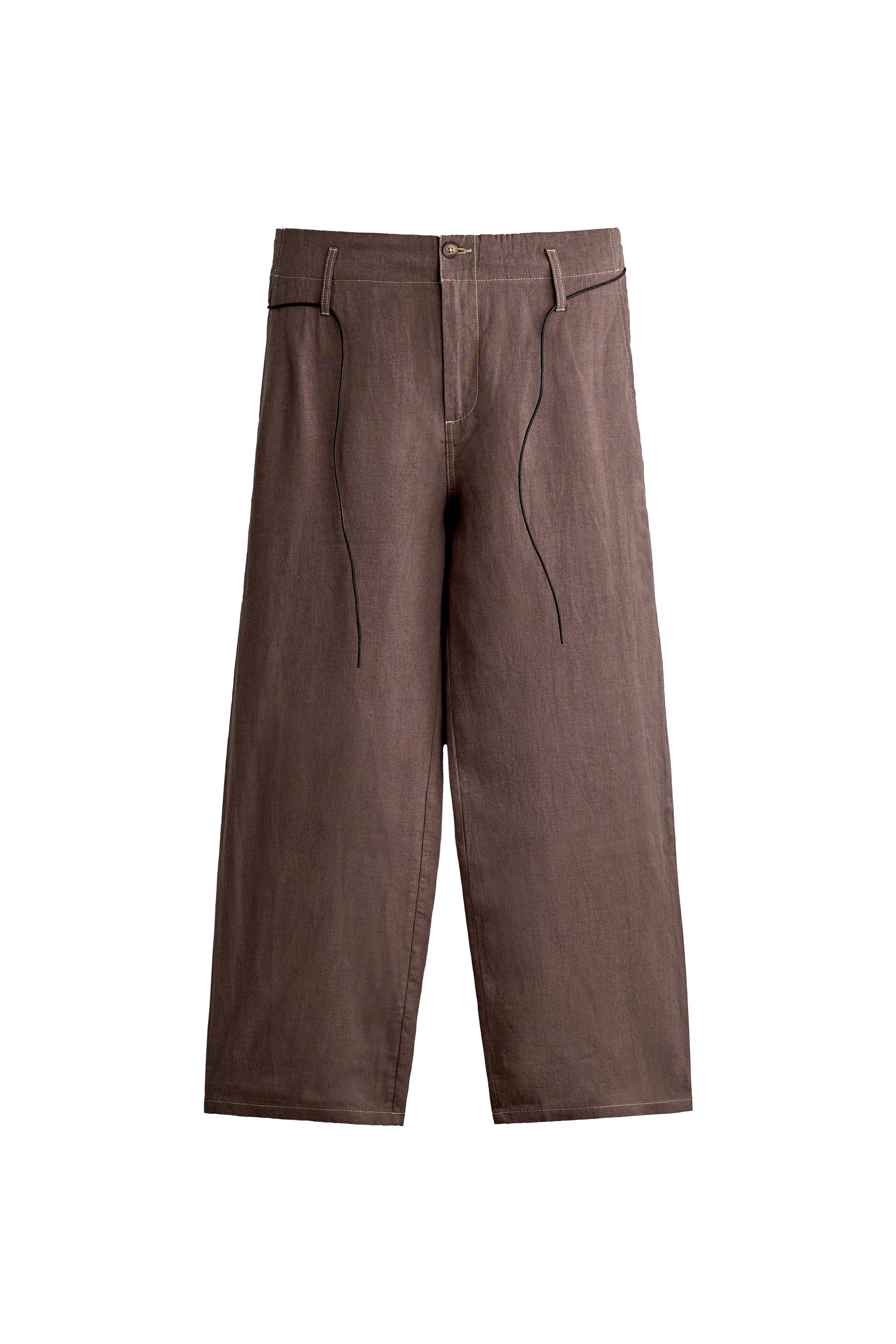 PANTALÓN RELAXED FIT 100% LINO
