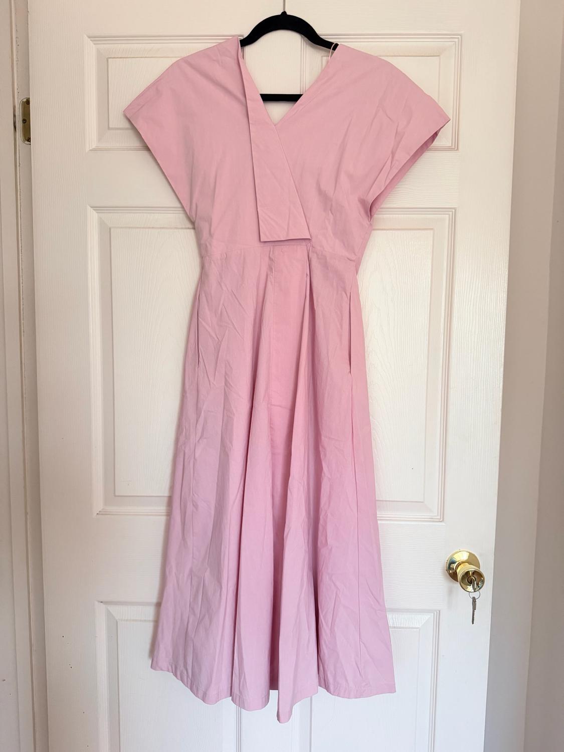 ZW COLLECTION PLEATED POPLIN DRESS - Image 5