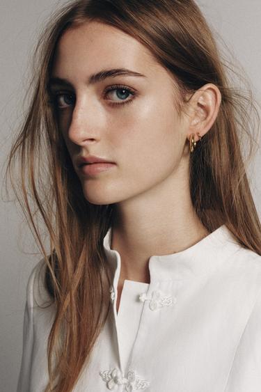 STAINLESS STEEL HOOP EARRING PACK - Golden by Zara