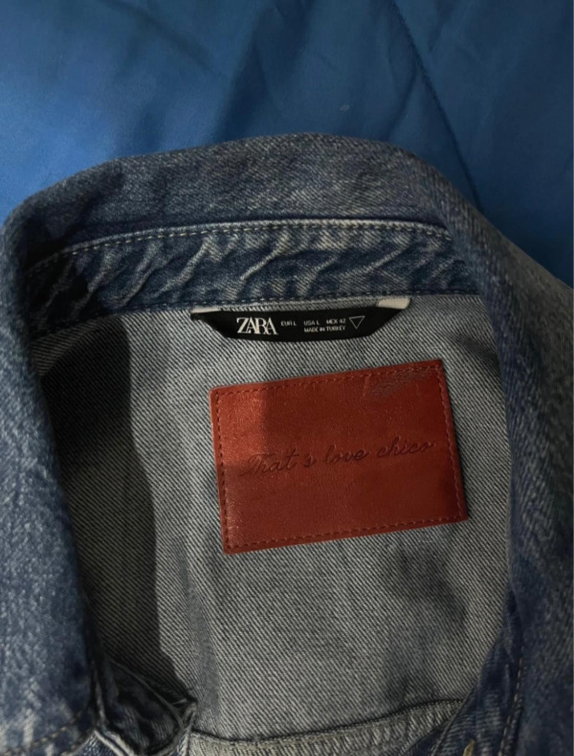 DENIM JACKET WITH POCKET - Image 3