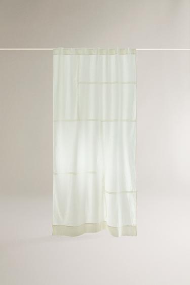 CHILDREN'S EMBROIDERED COTTON CURTAIN