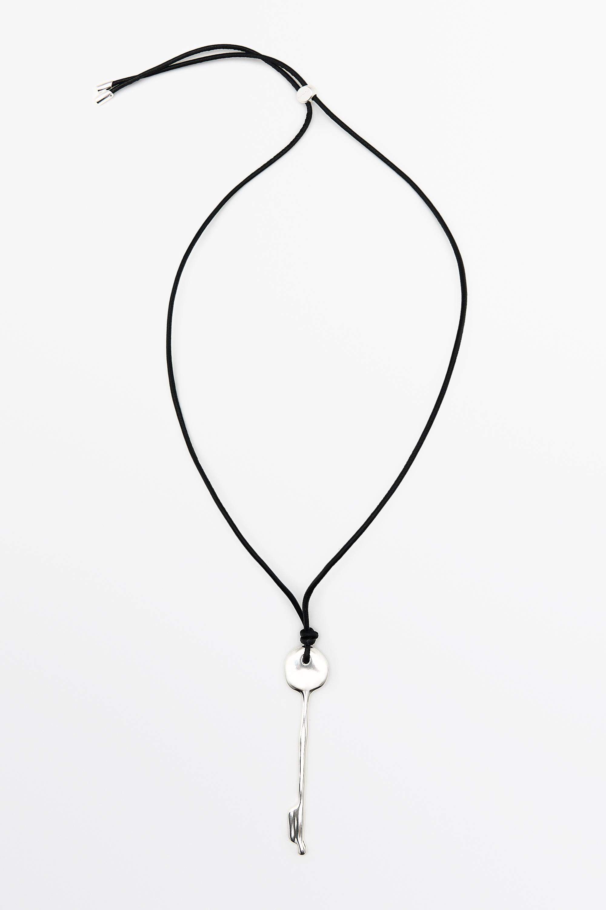 Key pendant necklace — Silver