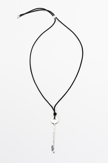 Collar pieza llave - Plata de Zara