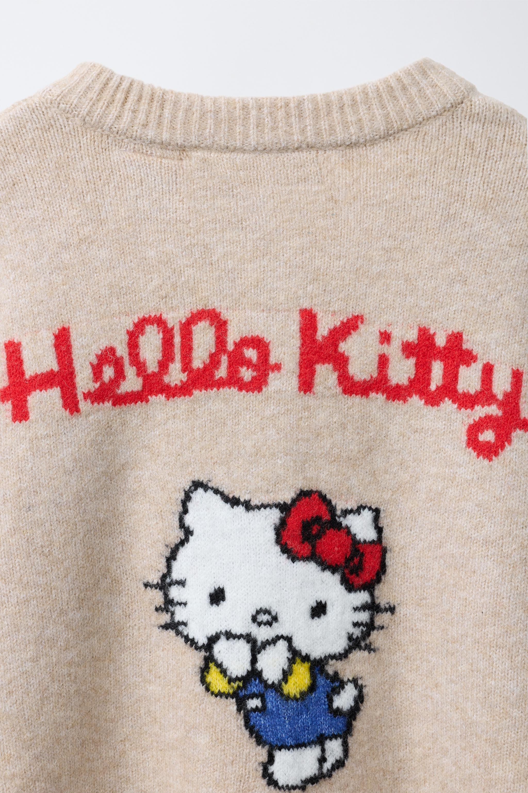 ハローキティ © SANRIO ニットカーディガン - ライトベージュ | ZARA