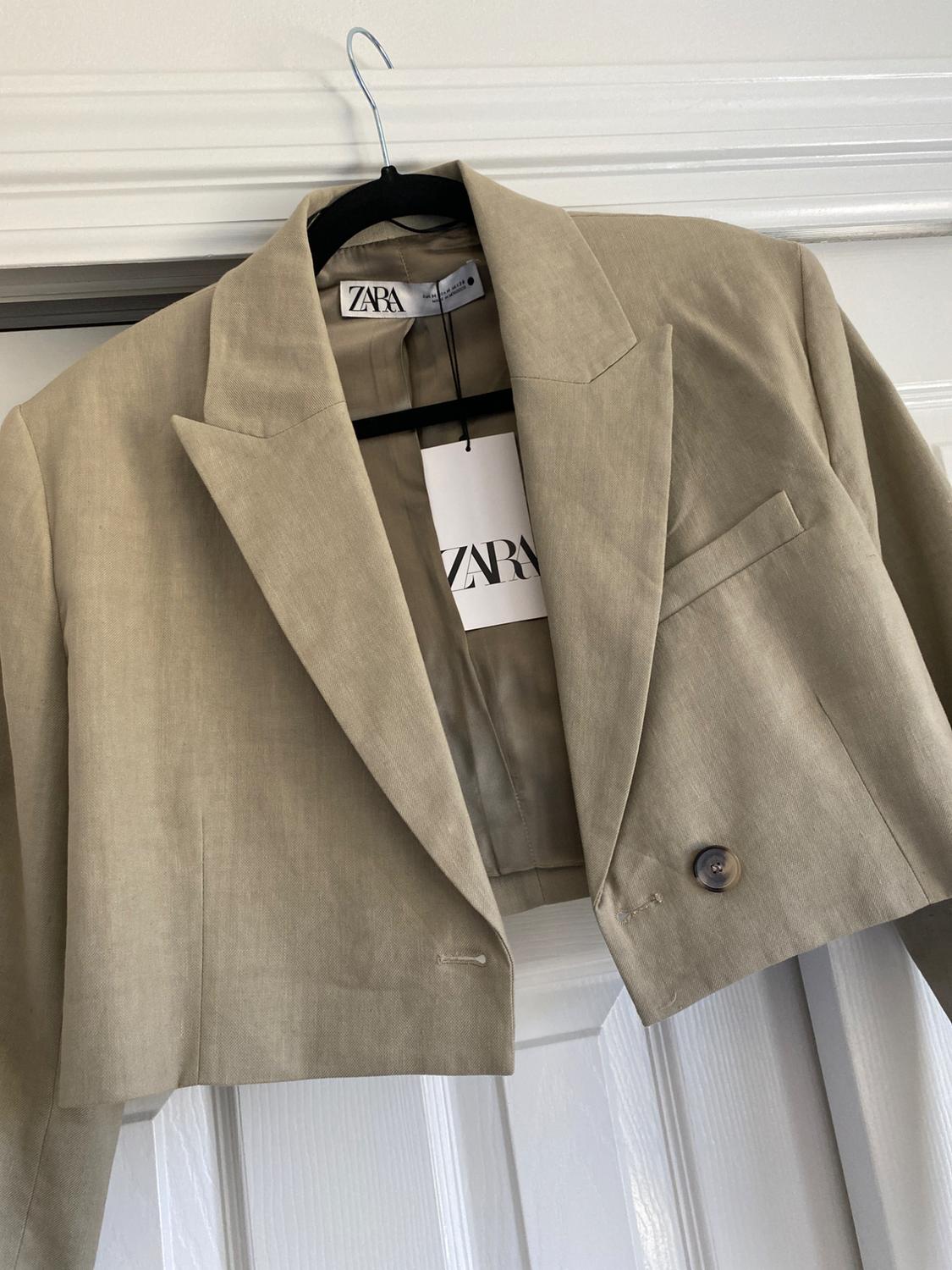 BLAZER CROP CON LINO - Image 4