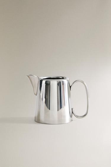 SHINY METAL MILK JUG - Silver by Zara
