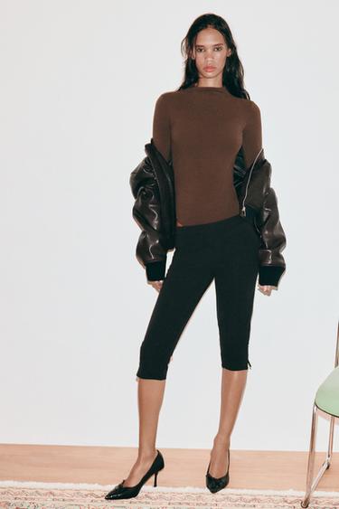 BACK CUT-OUT BODYSUIT - Brown by Zara