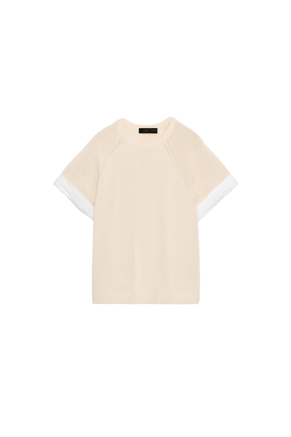 COMBINED TURN-UP SLEEVE KNIT JUMPER - image 3