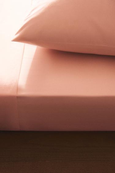 DRAP-HOUSSE PERCALE DE COTON | 30 CM DE HAUT (200 FILS) - Corail de Zara - Image 5