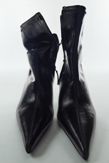 HEELED ANKLE BOOTS - Black by Zara