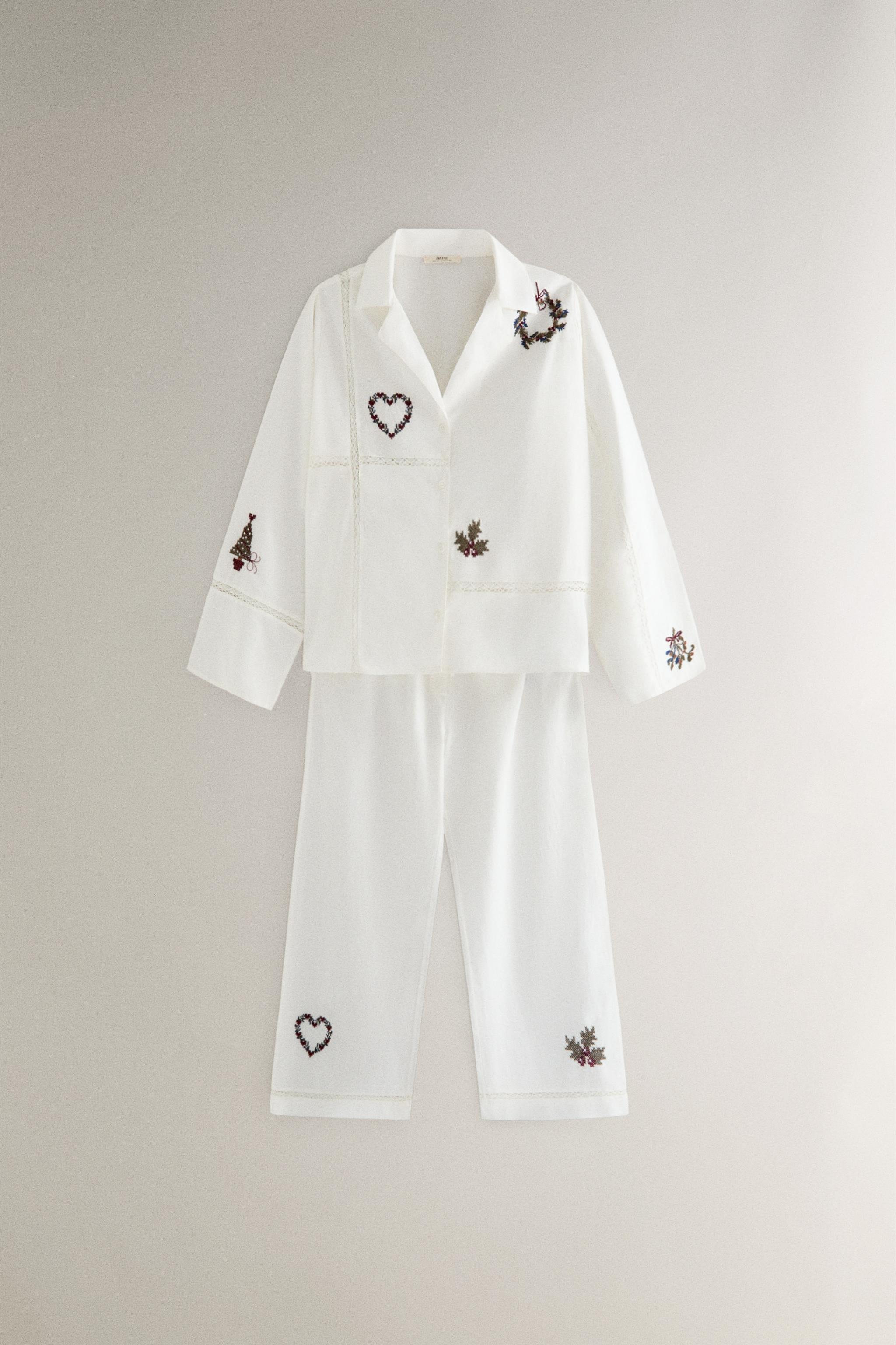 CHRISTMAS EMBROIDERED SHIRT