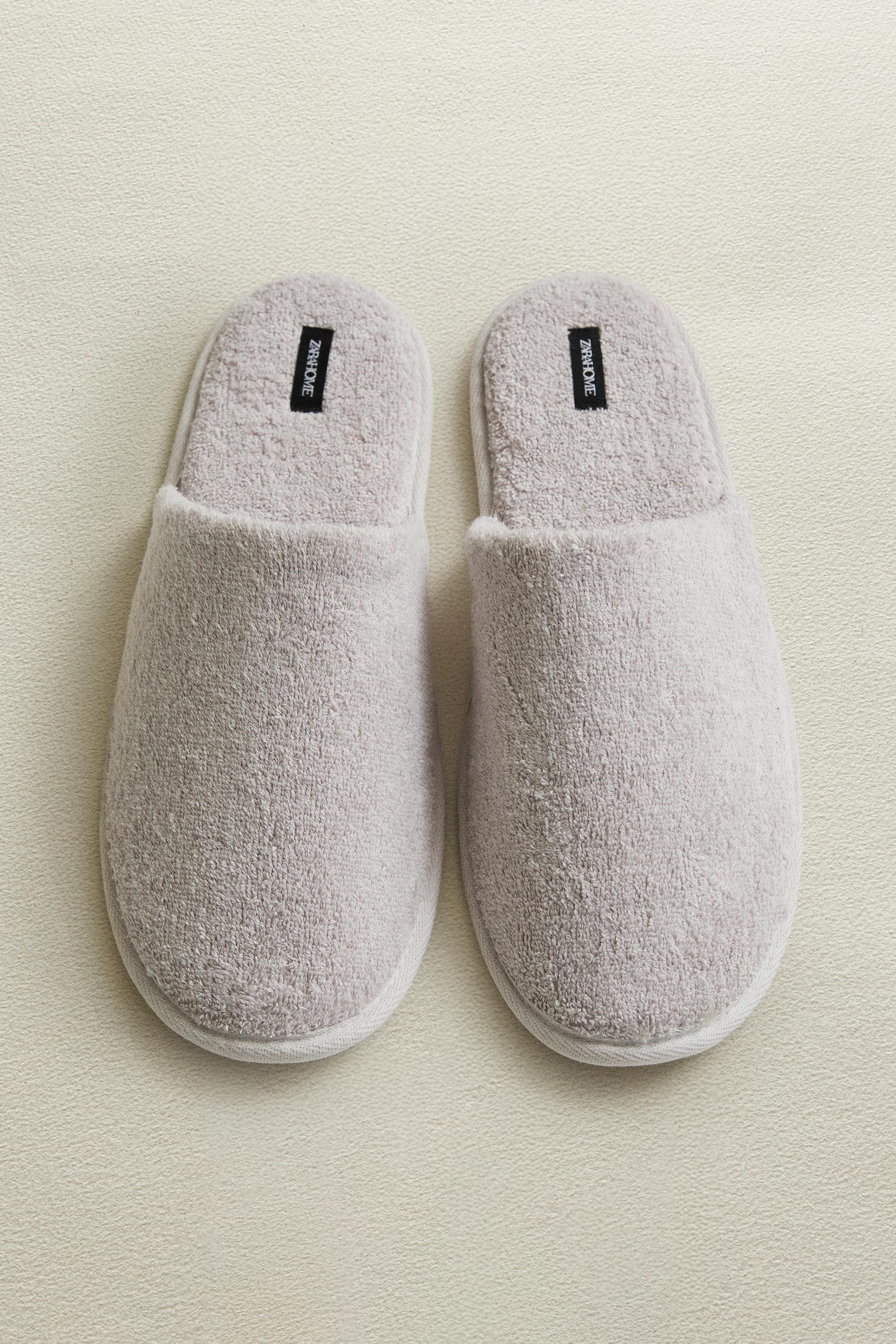 TERRY SLIPPERS White ZARA United Kingdom