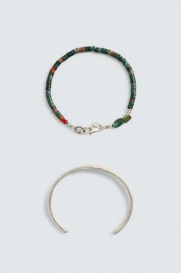 PULSERAS COMBINADAS PACK 2 - Multicolor de Zara