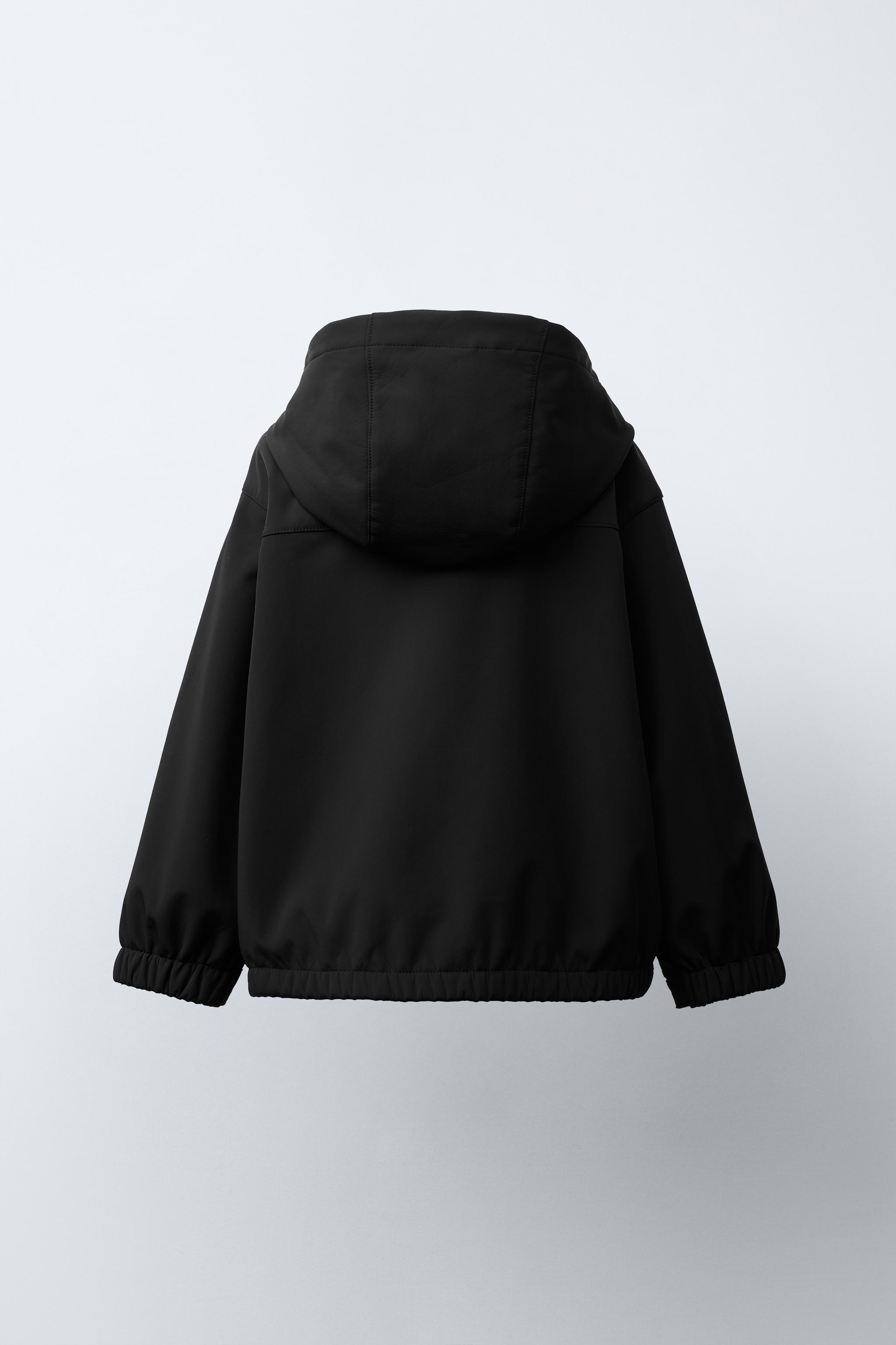 ジャケット・アウター \"Super Black\" Shrink MA-1_Black Rib Super Black