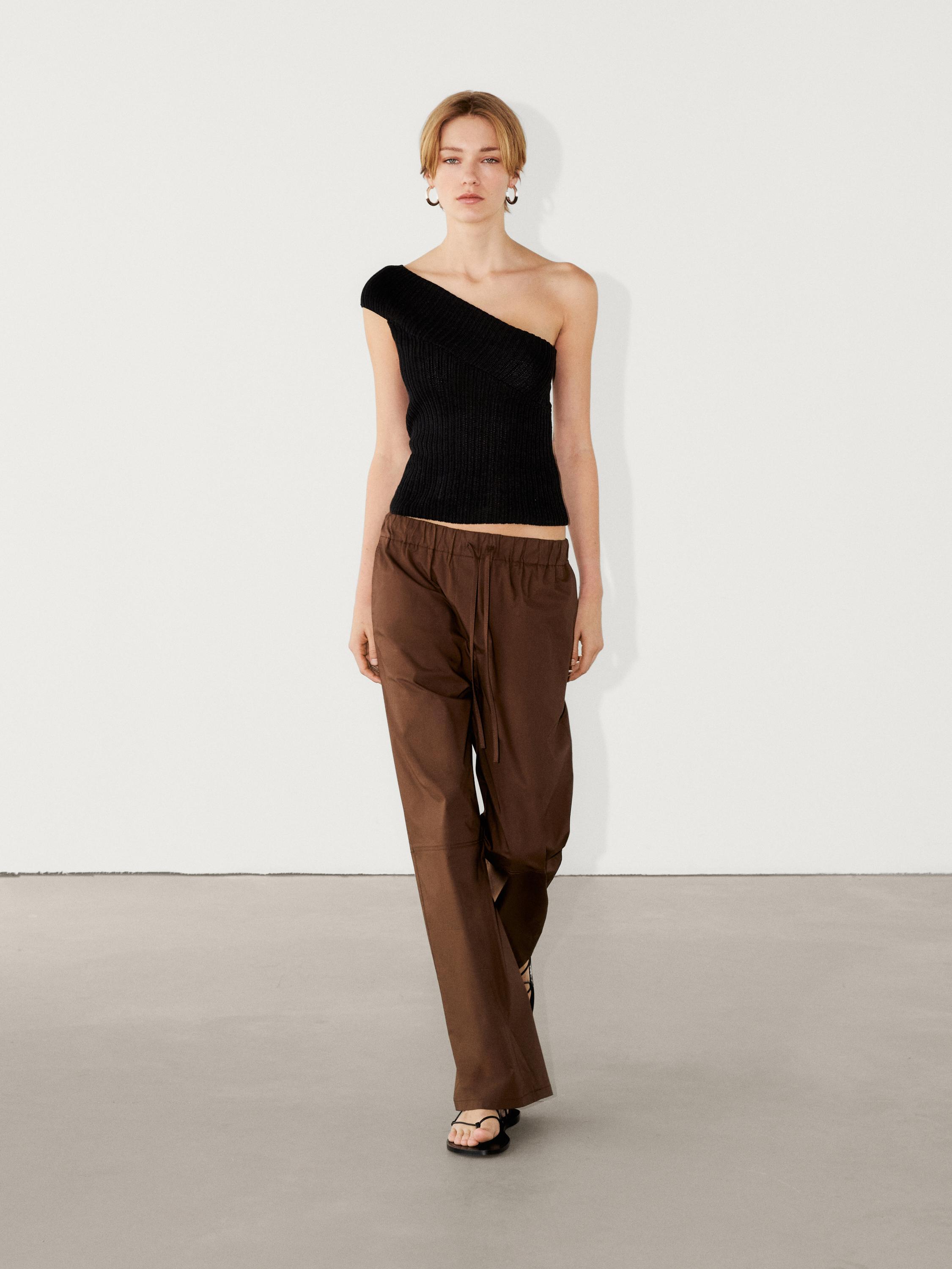 Pantalon élastique femme zara sale