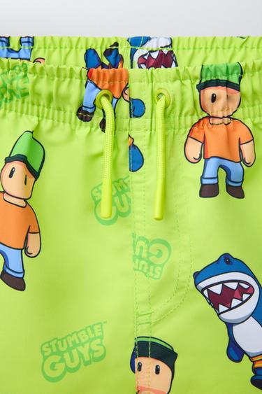 6-14 ANS/ SHORT DE BAIN STUMBLE GUYS ™ © SCOPELY - Vert clair de Zara - Image 2