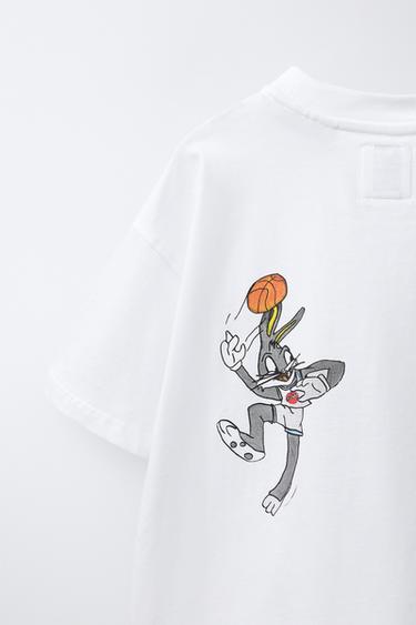 T-SHIRT ILLUSTRATION SPACE JAM™ & © X DYLAN´S T-SHIRT CLUB X ZARA - Blanc de Zara - Image 3