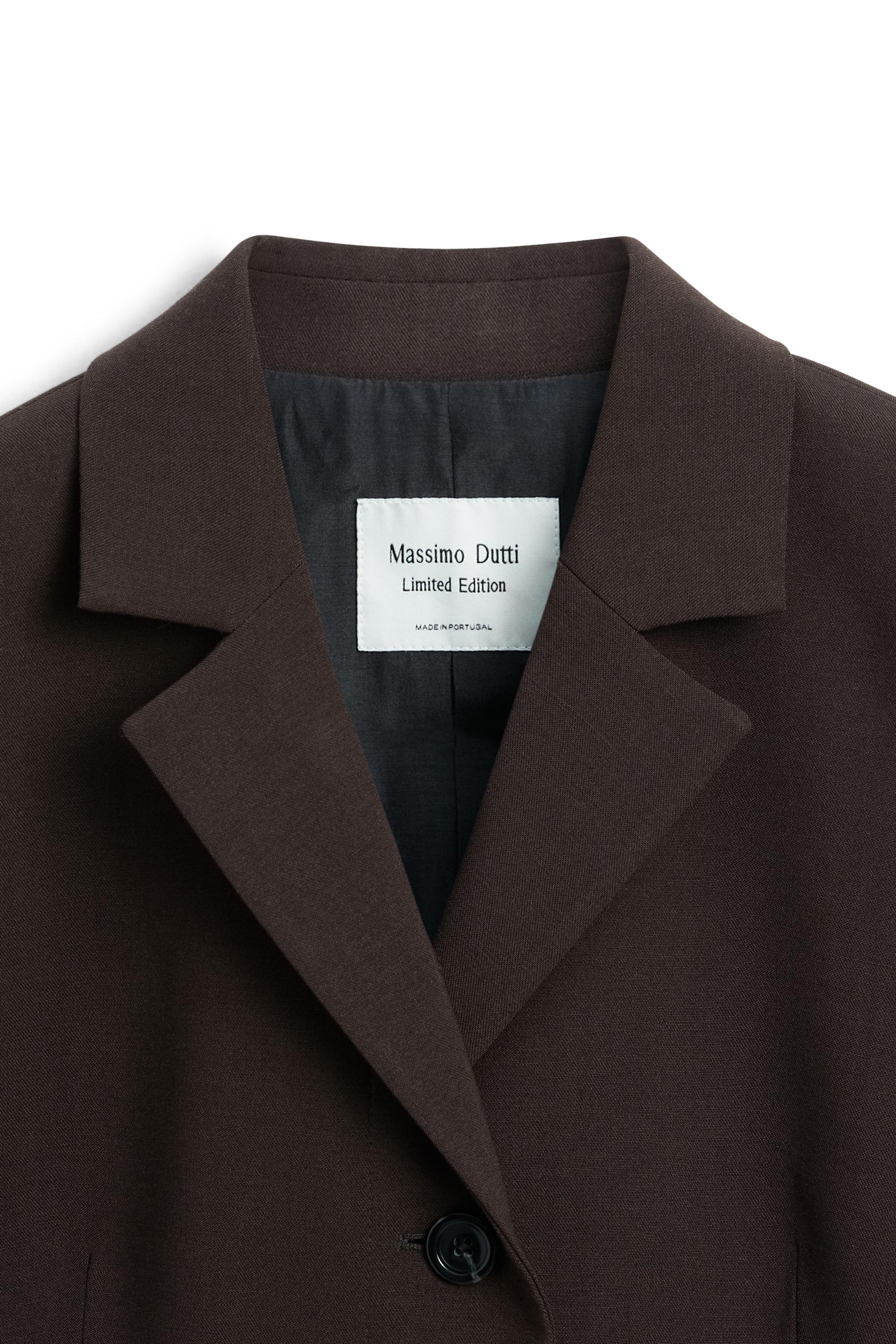 Long stretch wool blend blazer - LIMITED EDITION