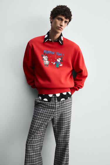 SWEAT MINNIE + MICKEY HARRY LAMBERT FOR ZARA X DISNEY - Rouge de Zara - Image 4