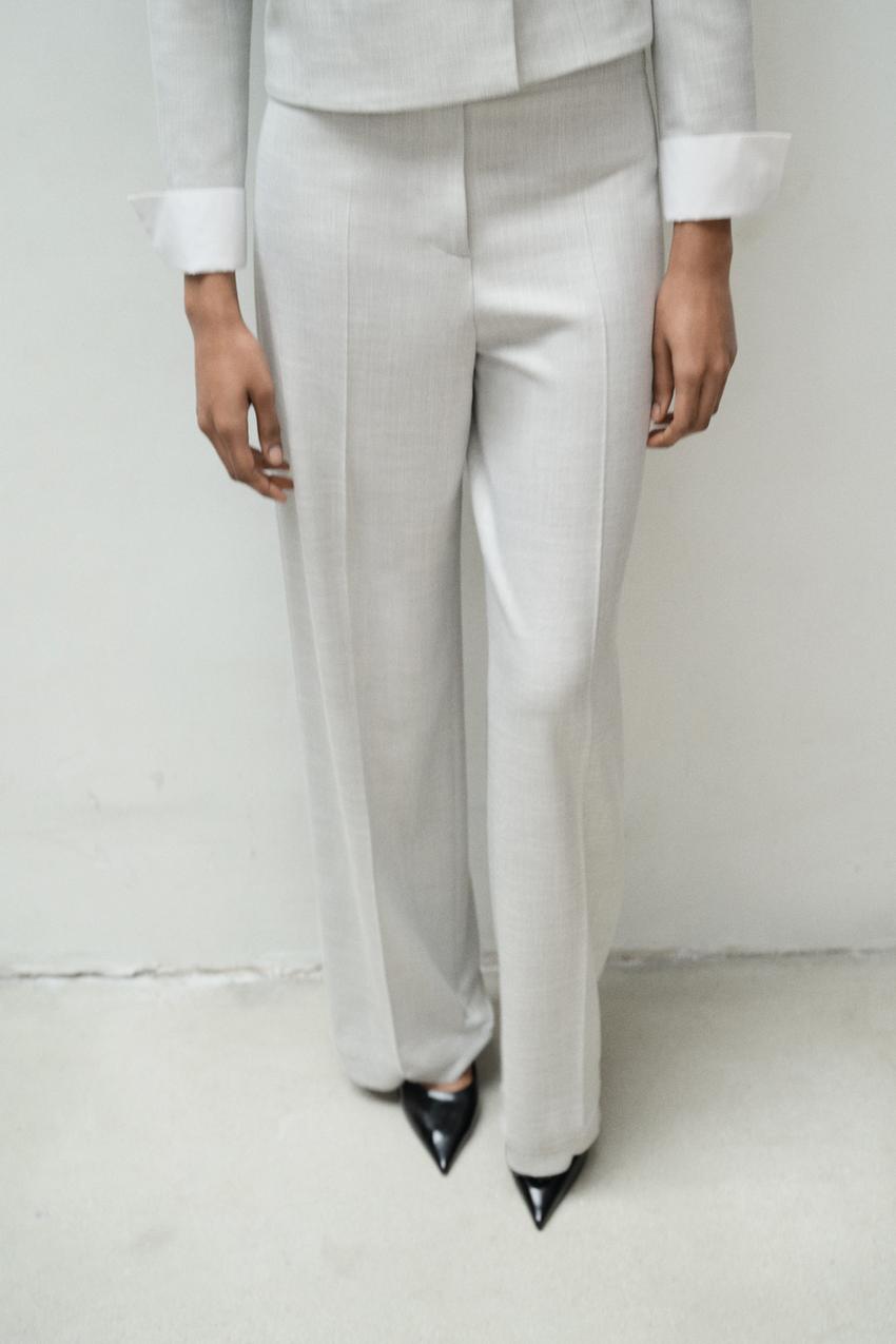 Zara High-Waisted Full Length Pants Size XS-S