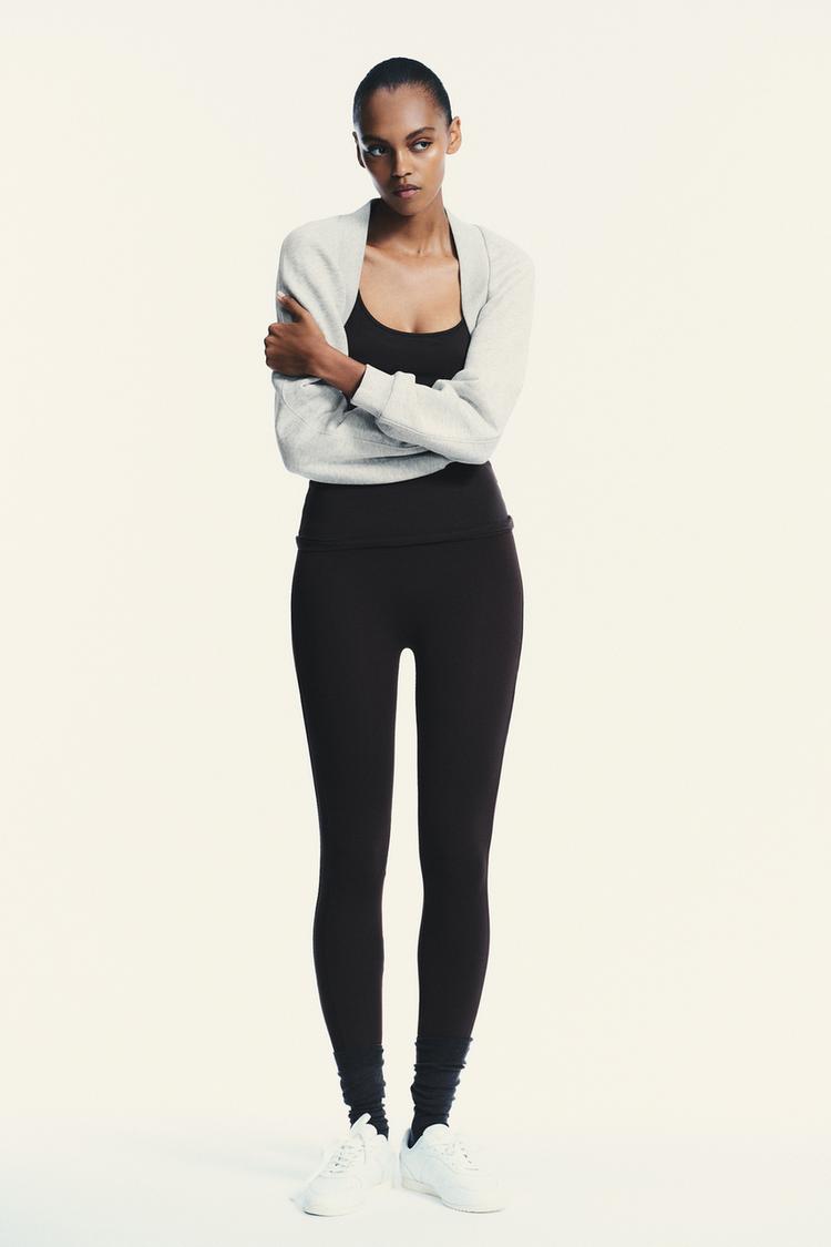 Maglie Lunghe Zara Leggings Donna Magliette Lunghe Per Leggings