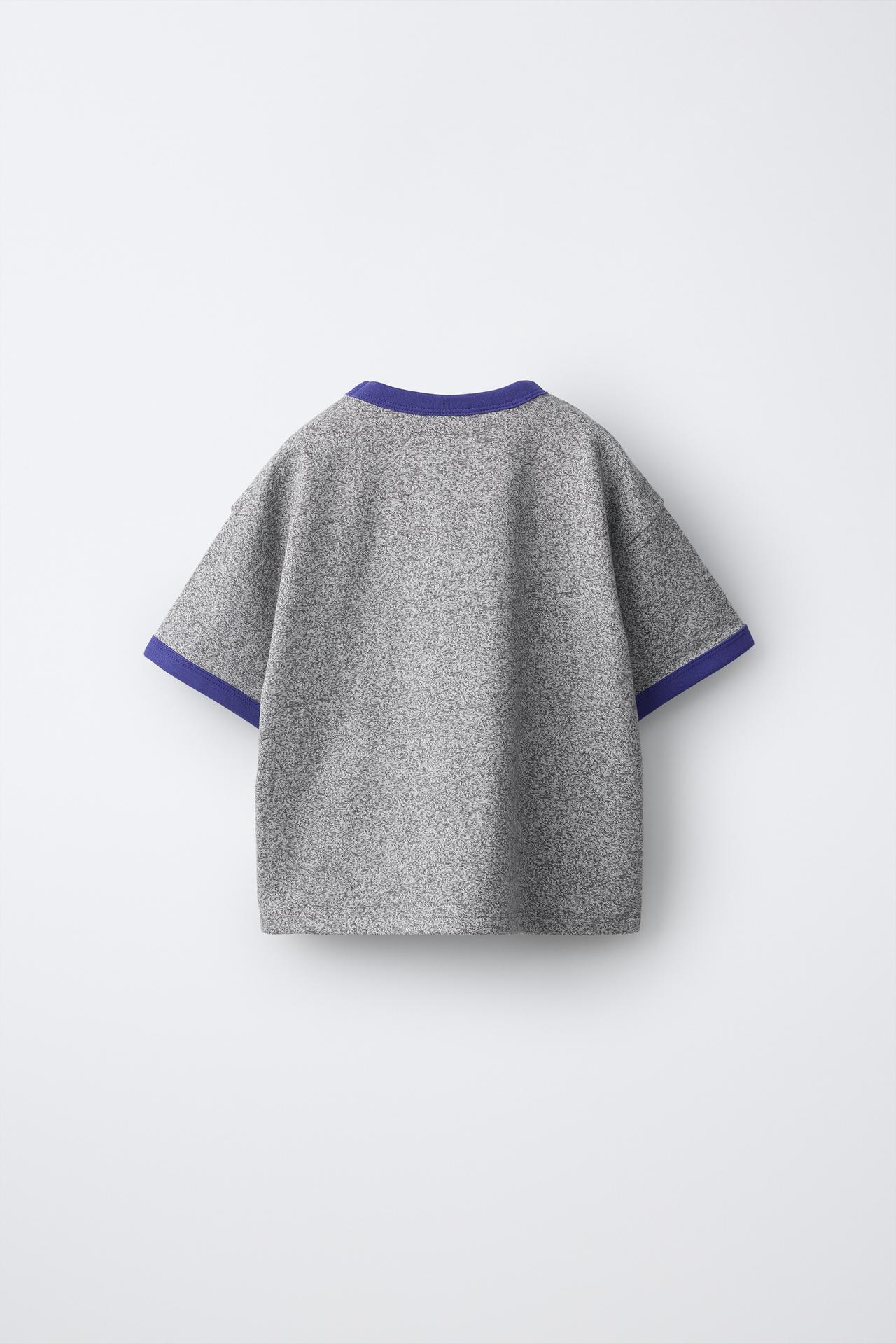 SNOOPY PEANUTS™ PRINT T-SHIRT — Gray marl