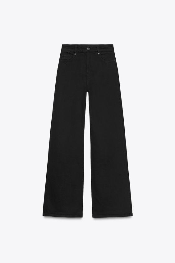 ZW COLLECTION HIGH-WAIST WIDE-LEG JEANS