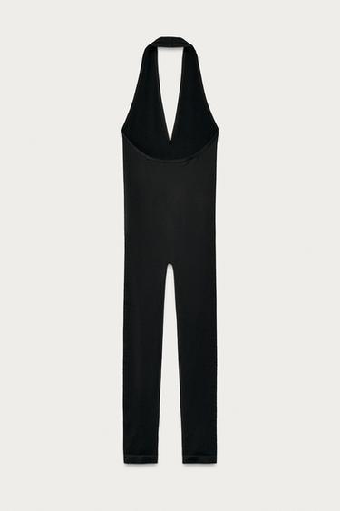 COMBINAISON HALTER SANS COUTURE MARISA BERENSON X ZARA - Noir de Zara - Image 2