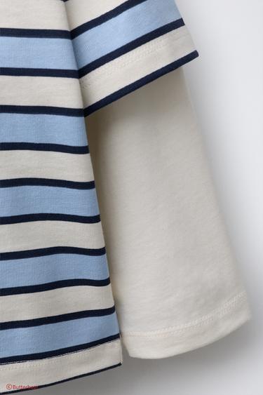 BUTTERBEAR © STRIPED T-SHIRT - striped by Zara - Image 3
