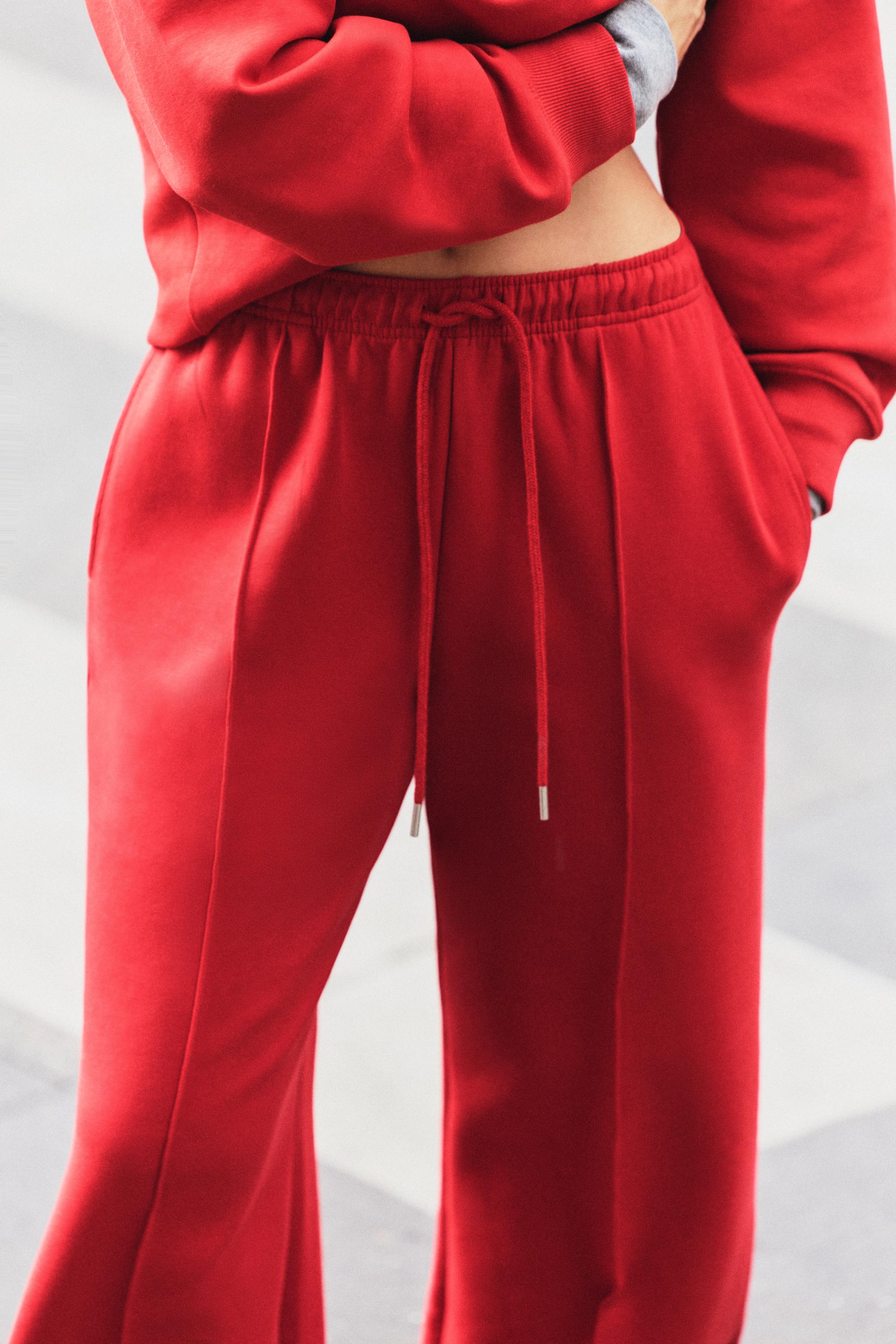 Zara Dikişli İnterlok Pantolon görsel 3